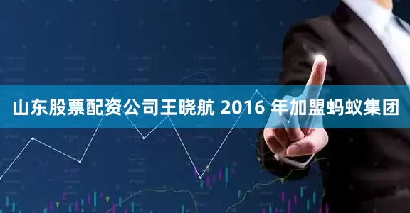 山东股票配资公司王晓航 2016 年加盟蚂蚁集团