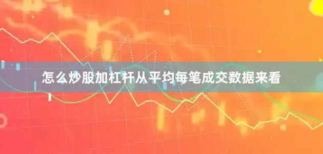 怎么炒股加杠杆从平均每笔成交数据来看
