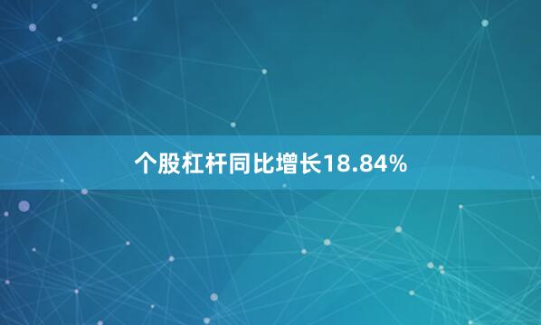 个股杠杆同比增长18.84%